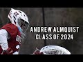 Andrew Almquist 2024 Lacrosse Goalie 2023 Spring Highlights