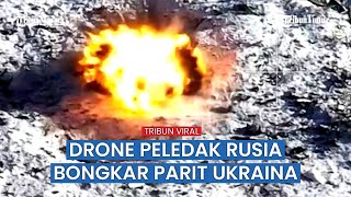 Video Kompilasi Drone FPV Rusia Gempur Pertahanan Militer Ukraina, VIRAL!!