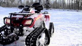 Can-Am 800 with Apache Track System in HD