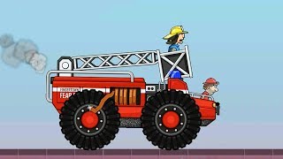 Hill Climb Racing - FIRE TRUCK | Android Gameplay Best Game for Kids