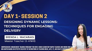 (PART2/3) DESIGNING DYNAMIC LESSONS: TECHNIQUES FOR ENGAGING DELIVERY