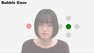 Bubble Gaze Cursor + Bubble Gaze Lens: Applying Area Cursor Technique to Eye-gaze Interface