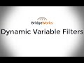VDM - Dynamic Variable Filters