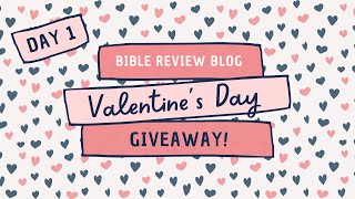 Day 1: Premium NIV Bible | Valentine's Day Bible Giveaway ❤️