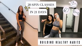 I DID 20 SPIN CLASSES IN 21 DAYS AND THIS HAPPENED... | Building healthy habits for 2020