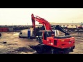 Колёсный экскаватор hitachi zx210w