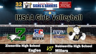 Zionsville vs Noblesville | IHSAA Girls Varsity Volleyball