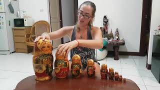 My Russia friend introduce the doll 俄羅斯人介紹俄羅斯娃娃