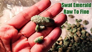 Emerald Stone | Swat Emerald Pakistan 🇵🇰 | Raw To Fine | English Subtitles