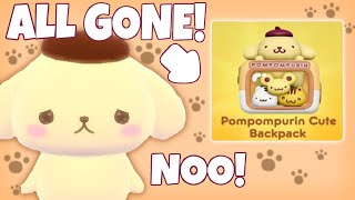 SOLD OUT! | Pompompurin Cute Backpack Limited UGC | Roblox My Hello Kitty Cafe |