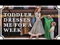 My toddler dressed me for a week