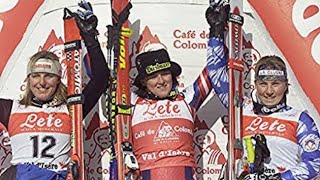 Alexandra Meissnitzer wins super-G (Val d'Isère 1998)