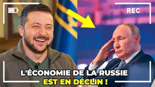 L'économie RUSSE s'effondre alors que Poutine admet son échec !