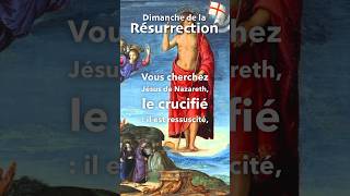 Vous cherchez Jésus de Nazareth, le crucifié : il est ressuscité