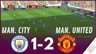 Manchester City 1-2 Manchester United | FINAL | Fa Cup 2024 | Match Highlights Video Game Simulation