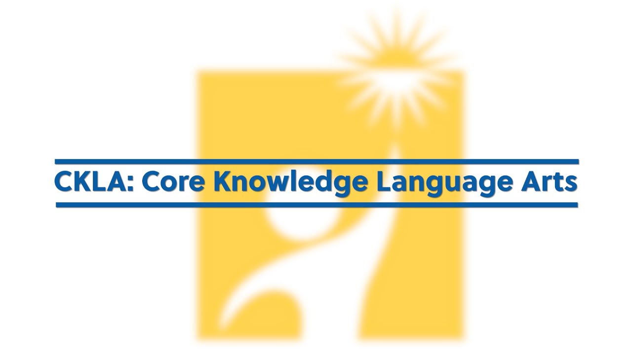 Core Knowledge Language Arts - YouTube