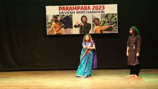 Deepali Vichare Tai dances on Chandra Live on stage at Parampara 2023