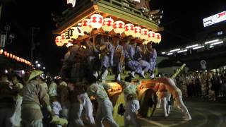 潮来祇園祭２０１４　六丁目　弁慶の山車　のの字廻し　８月３日　茨城県潮来市 00027