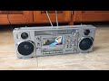 Sanyo M 7900K Mini & Slim Boombox Ghetto Blaster 22-11-20