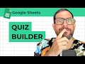 Muiltiple Choice Quiz in Google Sheets QUICKLY!