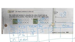 chapter 8 lesson 2 -function rules