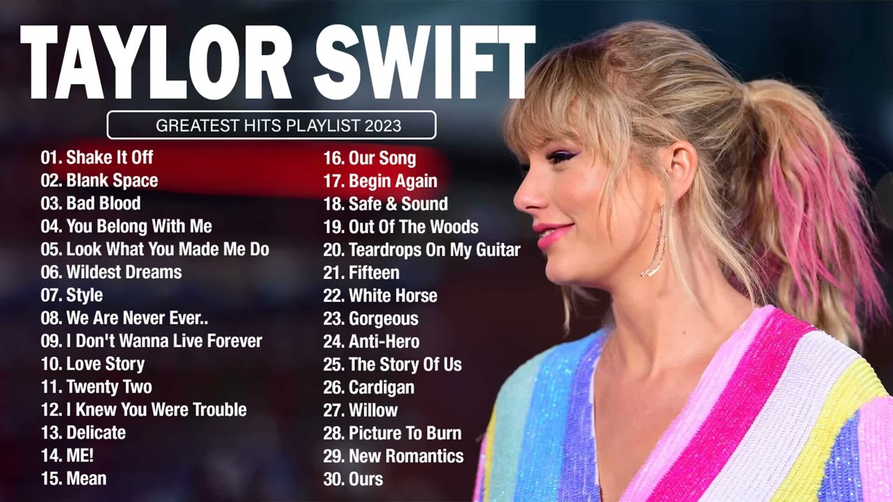 Taylor Swift - Greatest Hits Full Album - Best Songs Collection 2023 ...