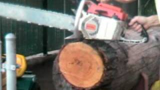 The chainsaw guy log testing Stihl 051 Chainsaw 7 19.AVI