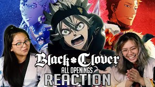 ALL Black Clover Openings 1-13 REACTION | ABSOLUTE BANGERS!! HOW CAN YOU NOT LOVE THESE 😱🤯 ブラッククローバー