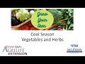 Cool Season Vegetables and Herbs (8.3.2024)