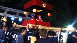 2012年 吉原祭・本祭（48）東組の四つ太鼓・屋台  宮入り④