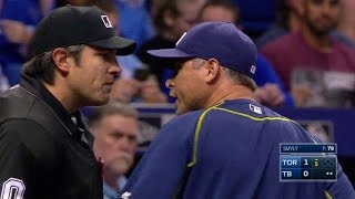 TOR@TB: Cash gets ejected from game in 5th