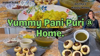 Pani Puri Preparation Step by Step | Evening Snack Recipe | சுவையான பானி பூரி வீட்டிலேயெ செய்யலாம்.