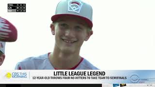 12-year-old Little League pitcher Gavin Weir is a no-hit phenomNews today News today