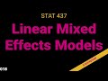 018. Linear Mixed Effects Models