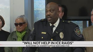 Buncombe Co. sheriff says department won’t honor ICE detainers