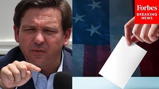 DeSantis Defends 20 Arrests For Illegal Voting