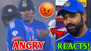 Rohit Sharma Very ANGRY on Shubman Gill for Run Out? 😡| IND vs AFG Cricket News Facts