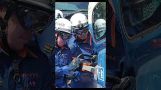 大型車破壊訓練🚚🧑‍🚒【倉敷市消防局】