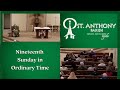 Weekend Mass August 10-11, 2024