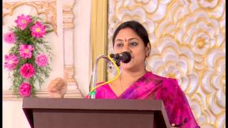 Rohini addressed Mega Alumnae Meet