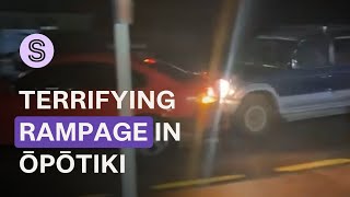 Terrifying scene as vehicle filmed in late-night rampage in Ōpōtiki | Stuff.co.nz