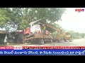 road accident in kadapa district porumamilla main road మెయిన్ రోడ్ లో లారీ బోల్తా news 21 telugu