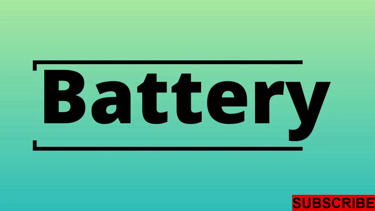 Battery : One Word Definition : What Is Battery ? - YouTube