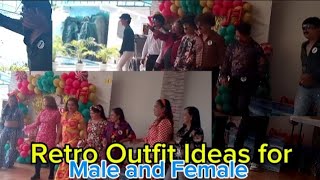 Retro Outfit Ideas for Male and Female 70's 80's