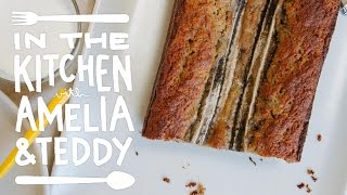 Miso Banana Bread - In the Kitchen with Amelia \u0026 Teddy