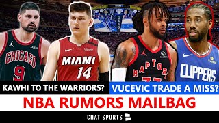 NBA Rumors Mailbag: Kawhi Leonard To The Warriors? Nikola Vucevic Trade, Tyler Herro vs. Gary Trent