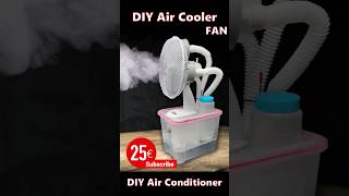 DIY air conditioner/ Diy air cooler/IMPROVISED ELECTRIC FAN AIR COOLER / Mist makes /air conditioner