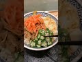 オクラとろろ牛丼