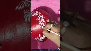 DIY Pot Painting #Coins Holder design #Design in Laxmi Bhandar #Art #Youtubeshort #Short