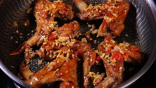 Cánh Gà Chiên Mắm Sả - Bí Quyết Chiên Cánh Gà Thơm Nức Mũi